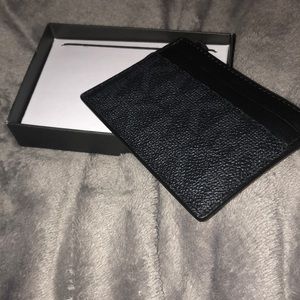 Mk card case with money clip